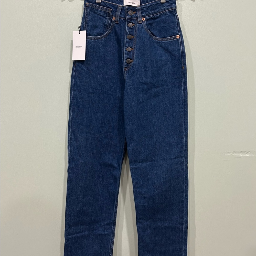 Decade - Bonnie High-Waisted Button-Fly Jeans